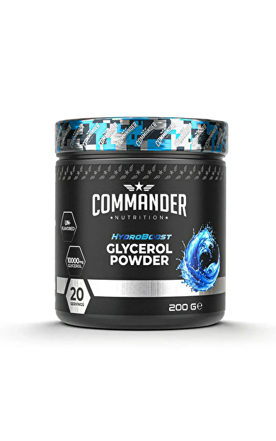 Commander Nutrition Hydroboost Gliserol Tozu Aromasız 200g (20 Servis)